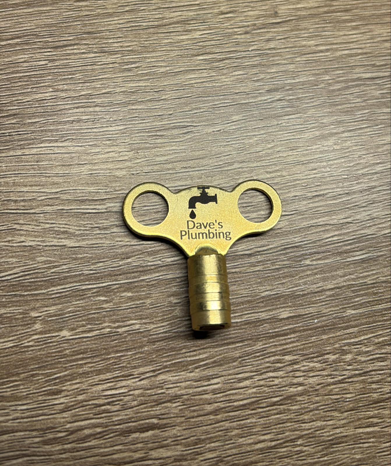Custom Personalised Brass Radiator Keys