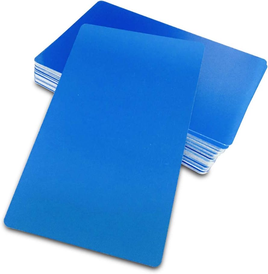 Engraved Aluminium Business Cards