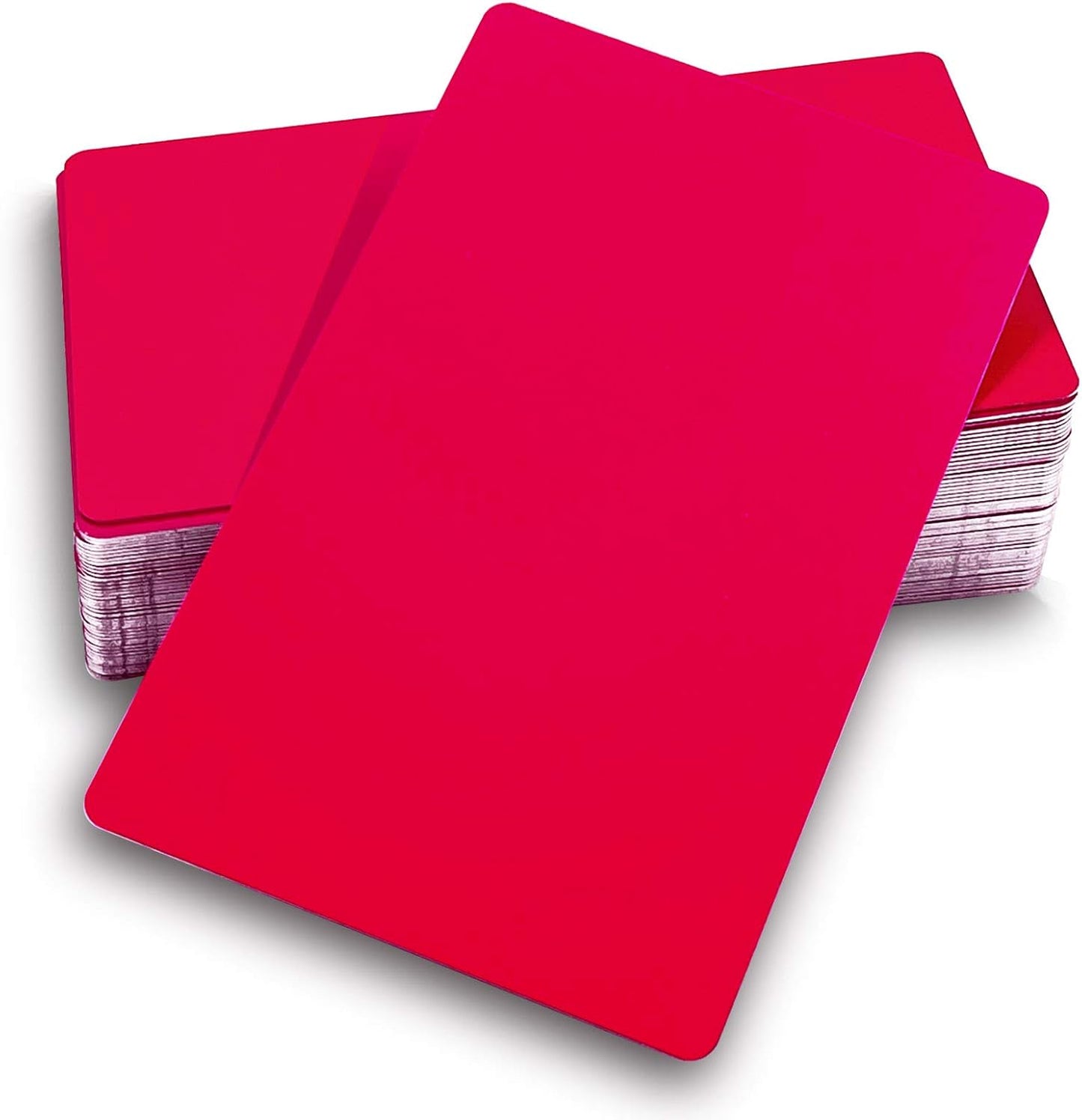 Engraved Aluminium Business Cards