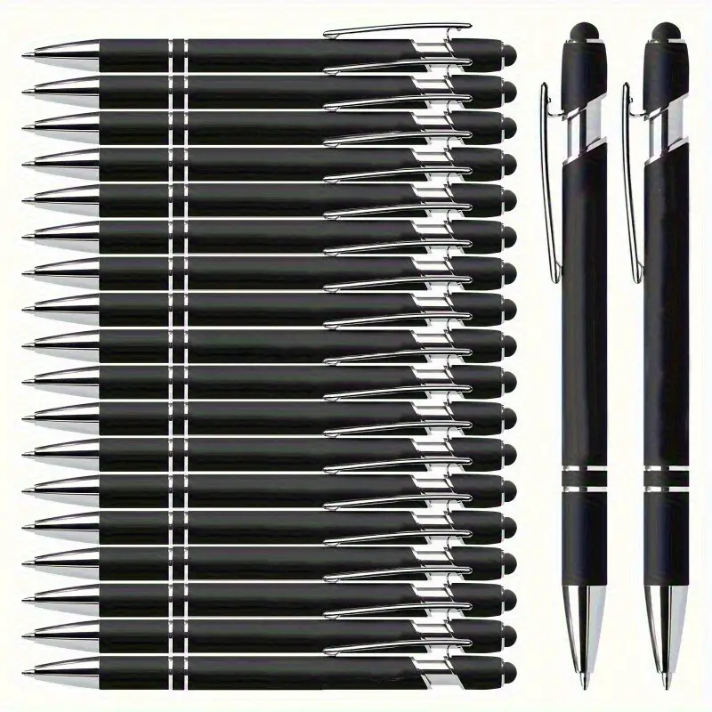 Engraved Soft Touch Stylus Pens