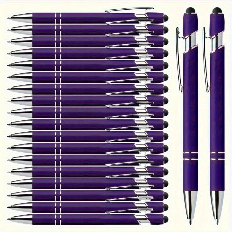 Engraved Soft Touch Stylus Pens