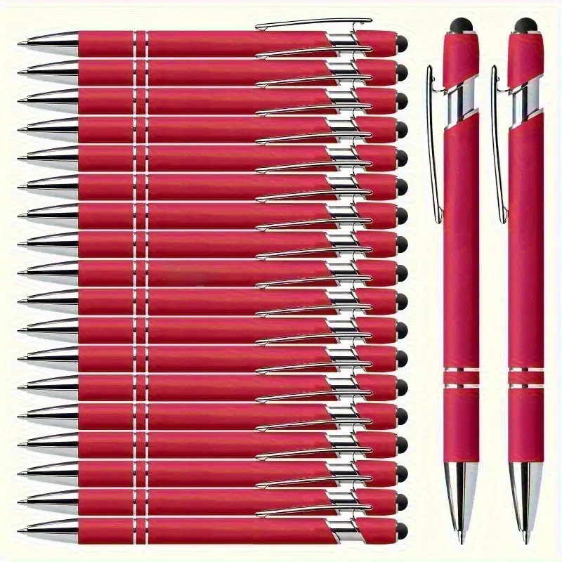 Engraved Soft Touch Stylus Pens