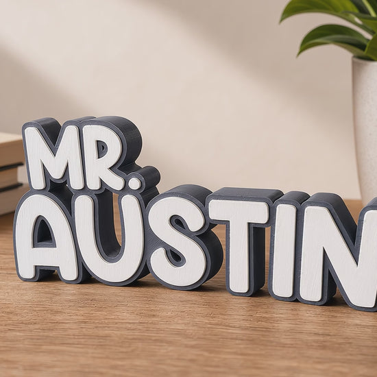 Teacher Name Plate
